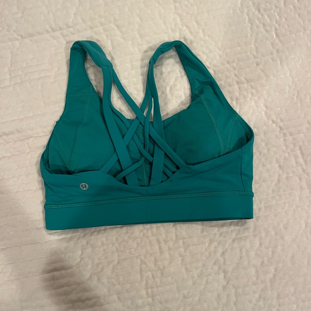 Lululemon Athletica Teal Sports Bra - Picture 2 of 4